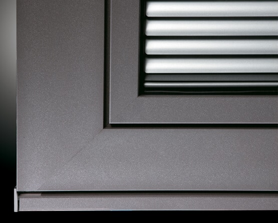 Detail Kunststoff-Alu Fenster
