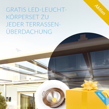 LED für Terrassenüberdachung