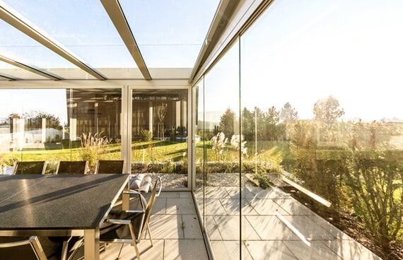 Terrassenverglasung