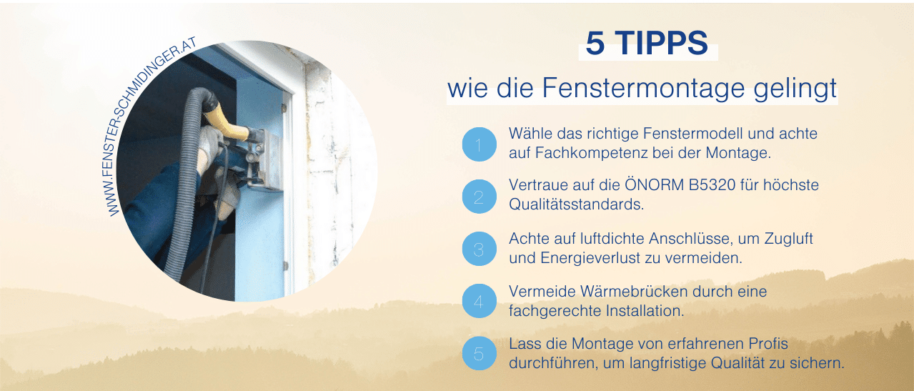 5 Tipps wie die Fenstermontage gelingt!
