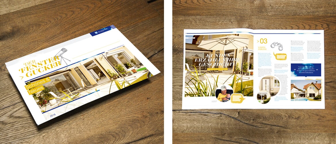Schmidinger Kundenzeitschrift Fenstergucker
