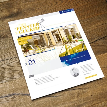 Kundenzeitschrift Fenstergucker