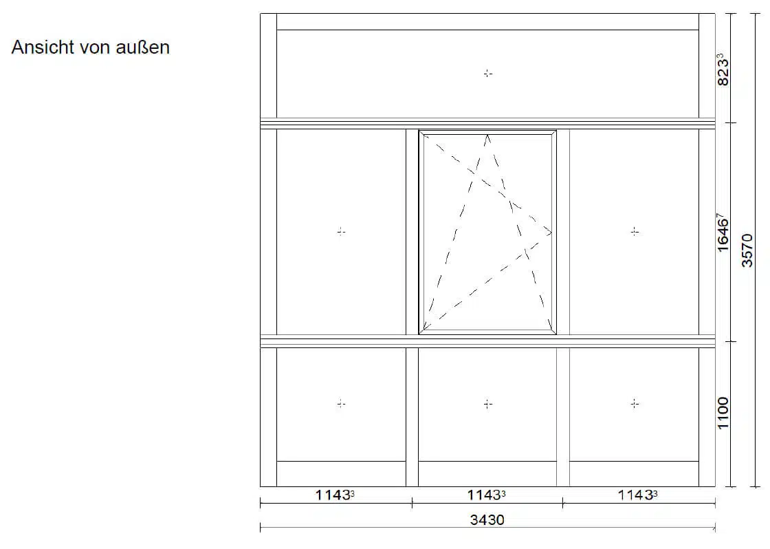 Alu Fenster Sonderanfertigung