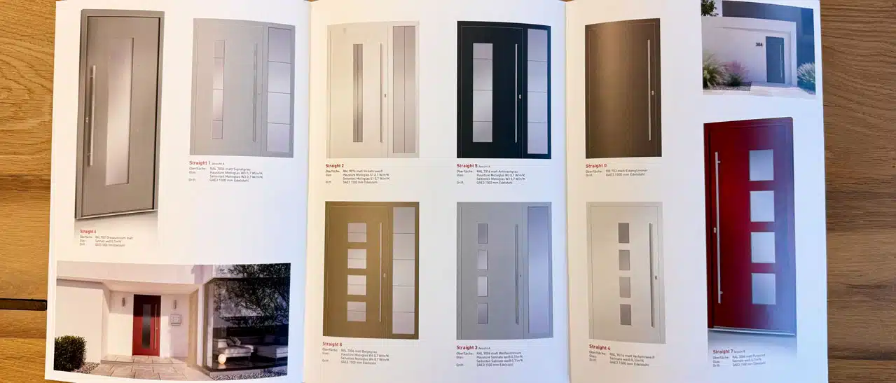 Alu-One Haustüren Straight Modelle