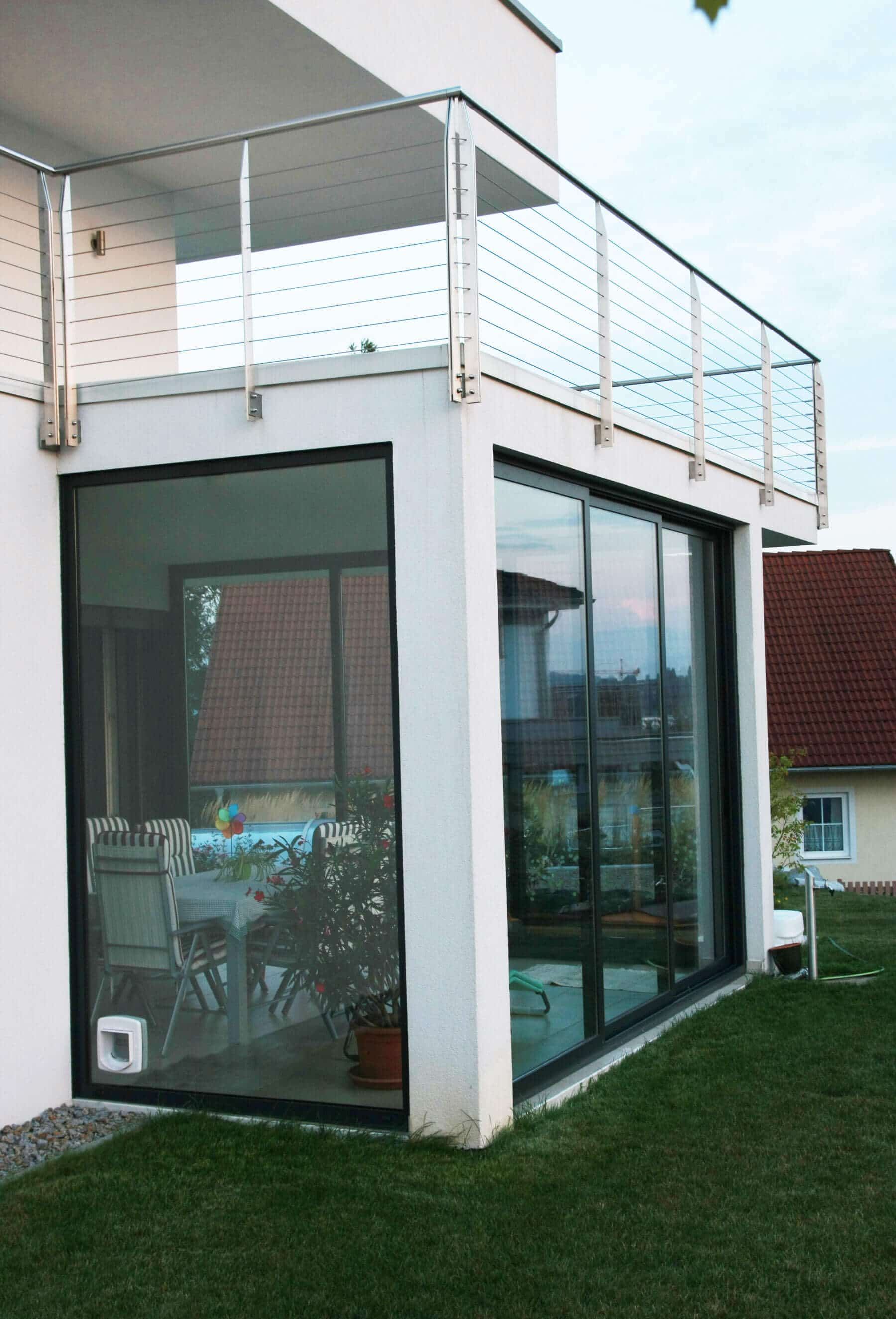 Terrassenverglasung-Schiebesystem