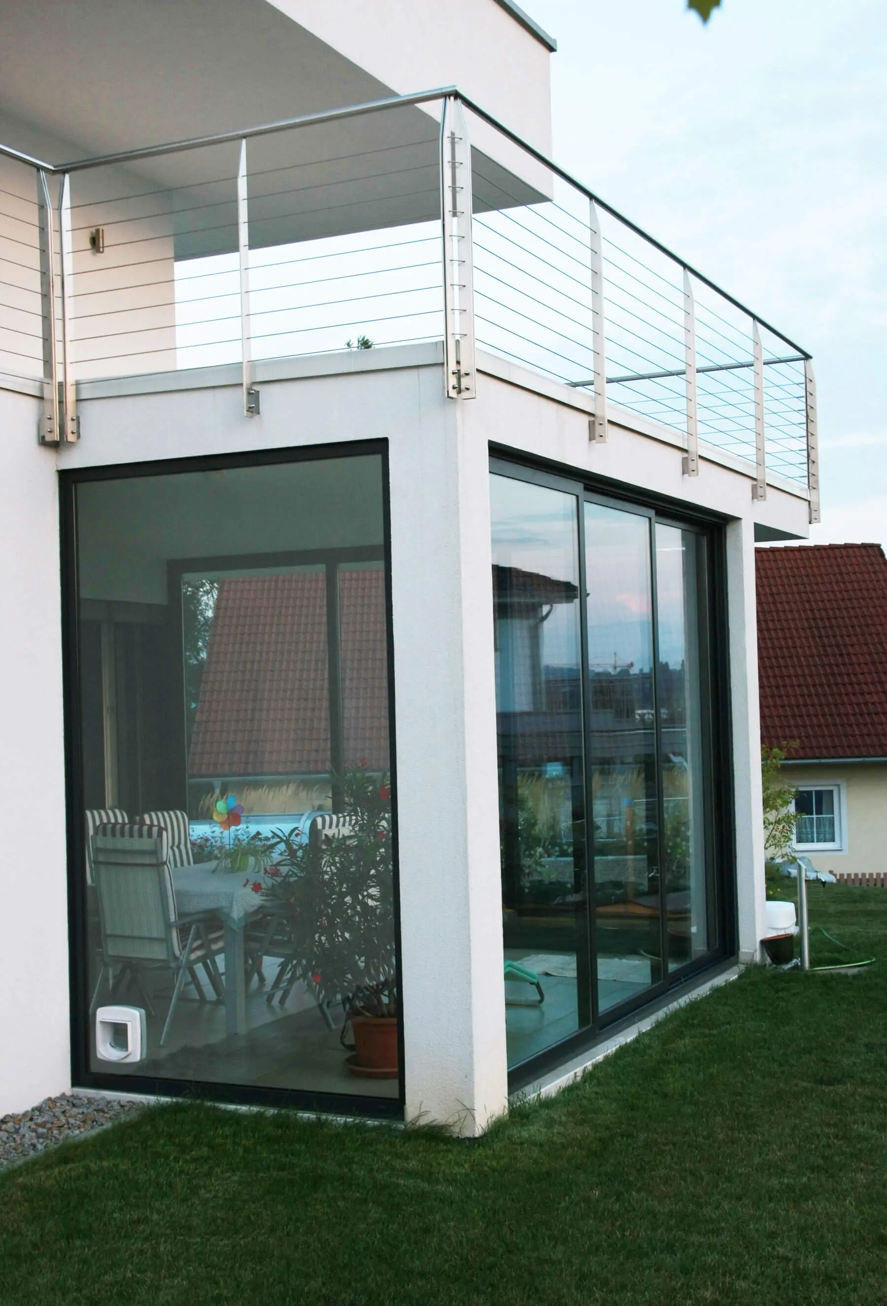 Terrassenverglasung-Schiebesystem