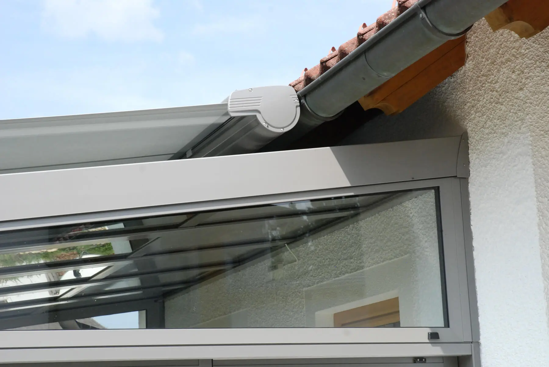Aluminium Sommergarten Detail Dachanschluss