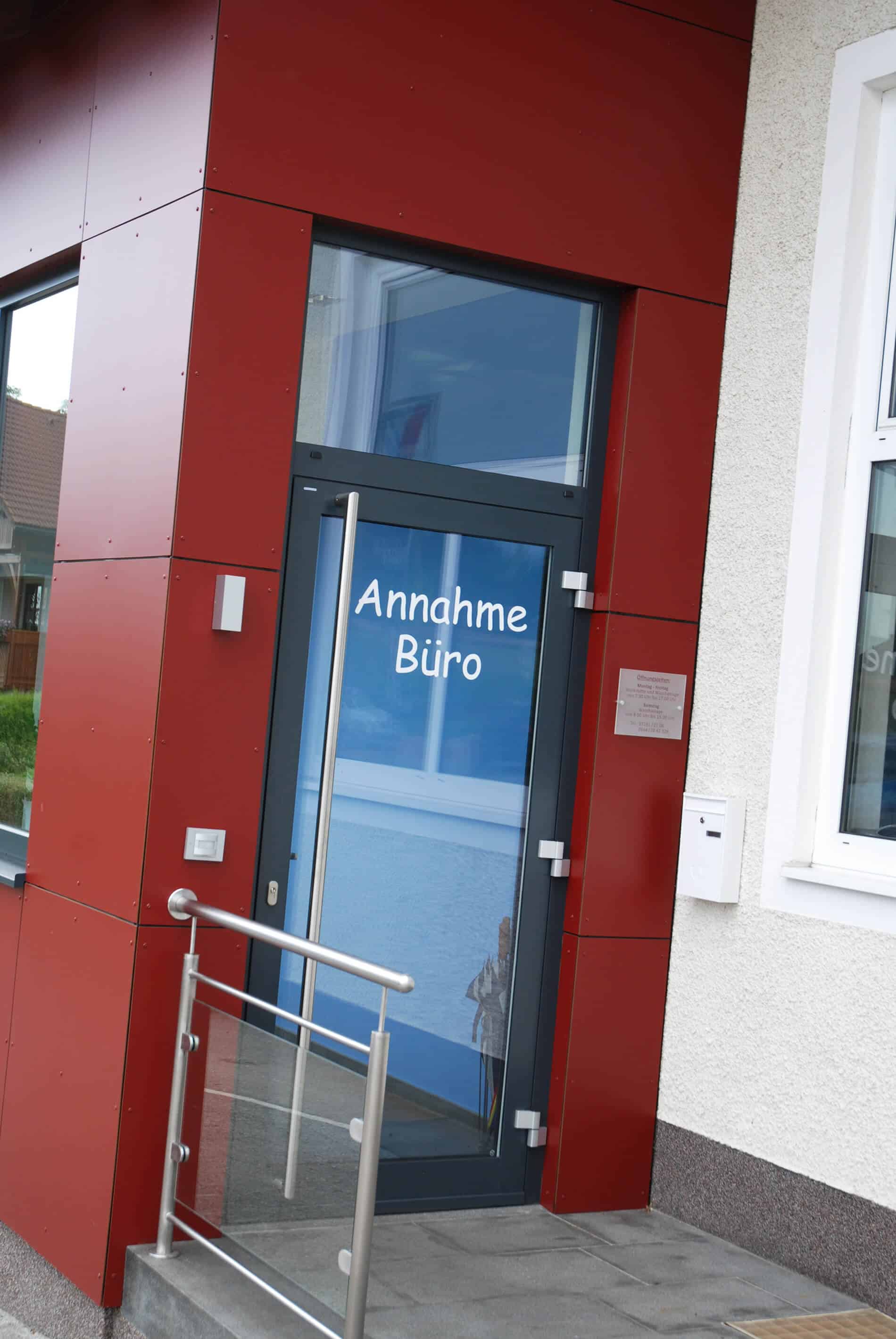 Aluminium Türe für Betriebsgebäude
