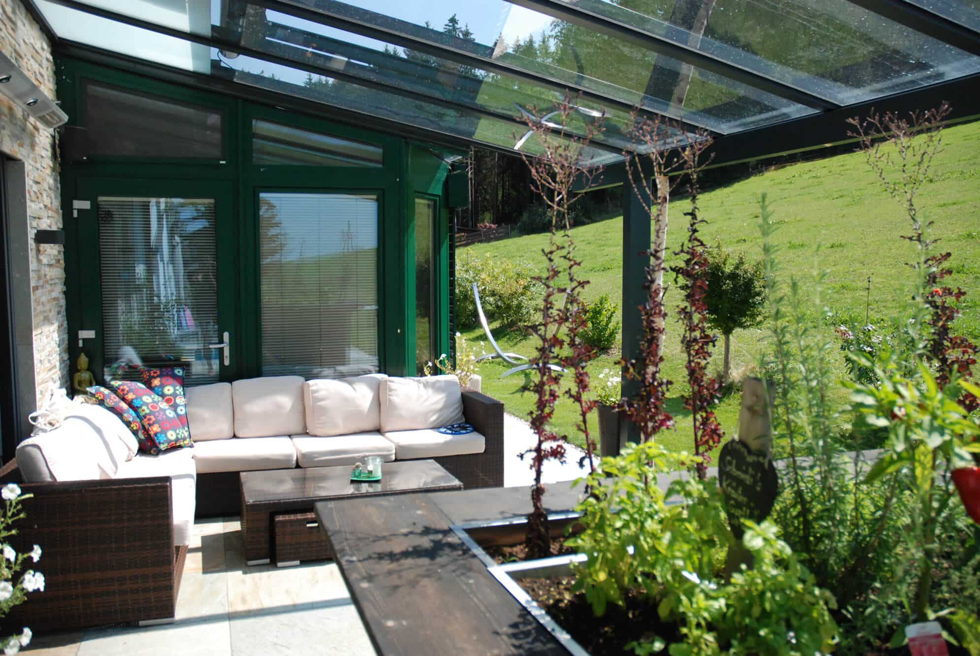 Aluminium Überdachung Terrasse