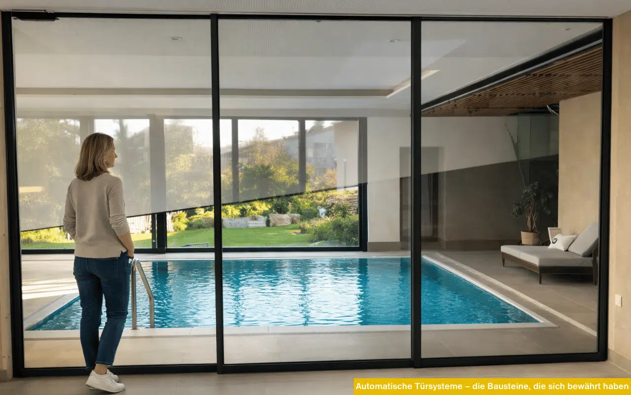 Automatische Türsysteme – die Bausteine, die sich bewährt haben Automatische Glasschiebetür als komfortabler Durchgang