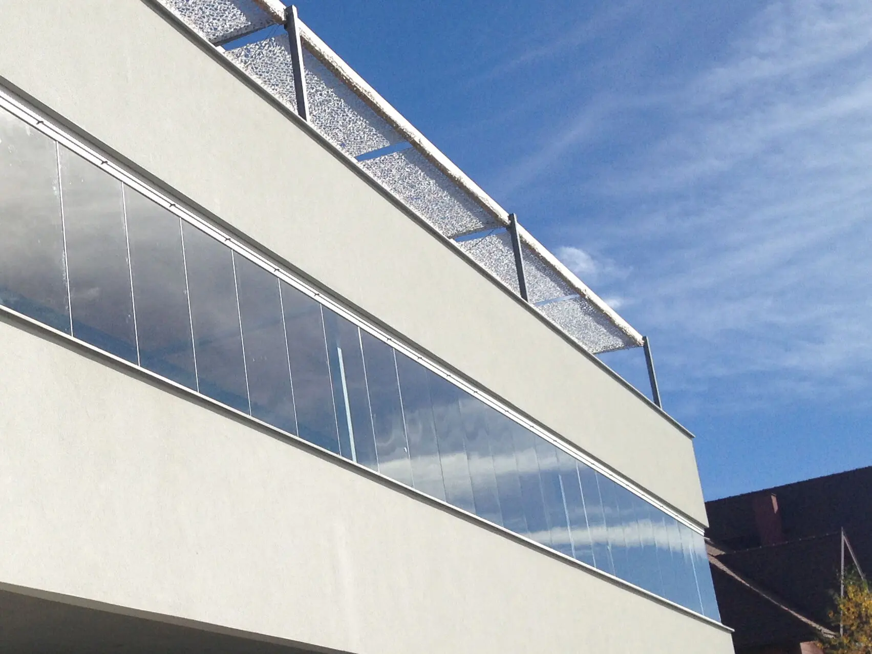 Balkon Glasschiebetüren Schiebesystem