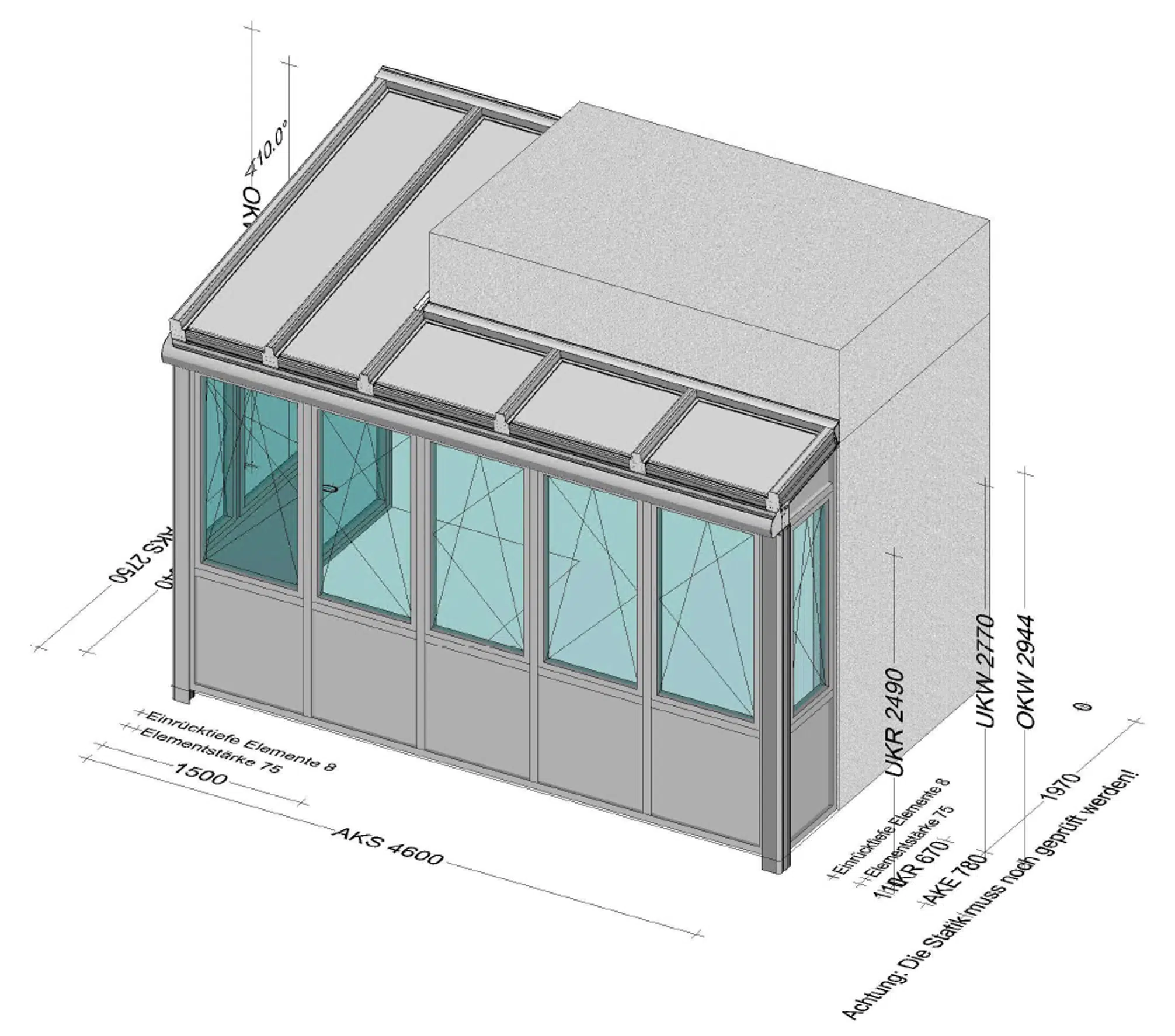 Balkon zum Wintergarten ausbauen - Planung in 4040 Lichtenberg