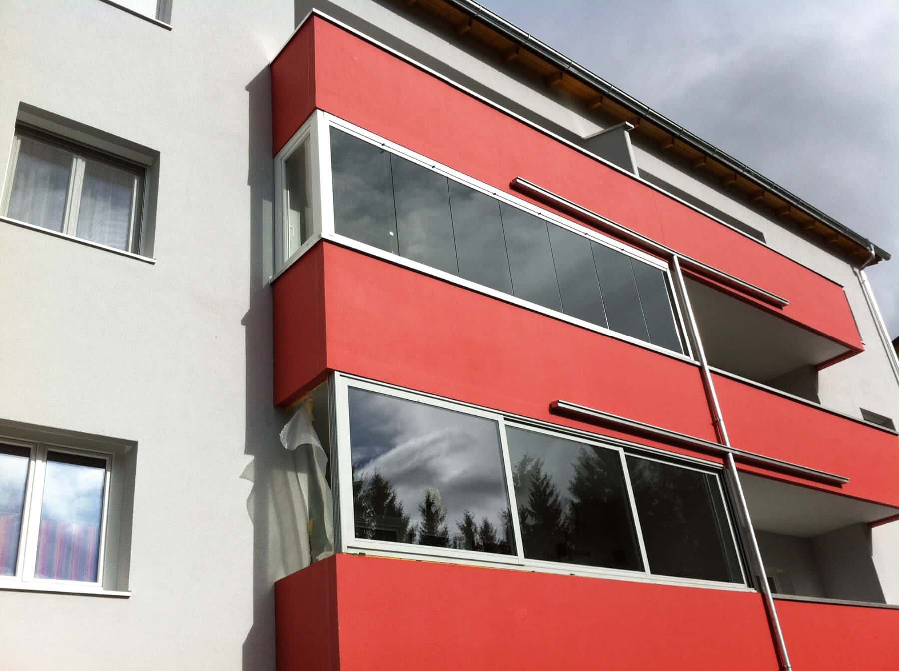 Balkonverglasung Schiebesystem