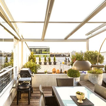 Beleuchtung der Terrassenüberdachung planen