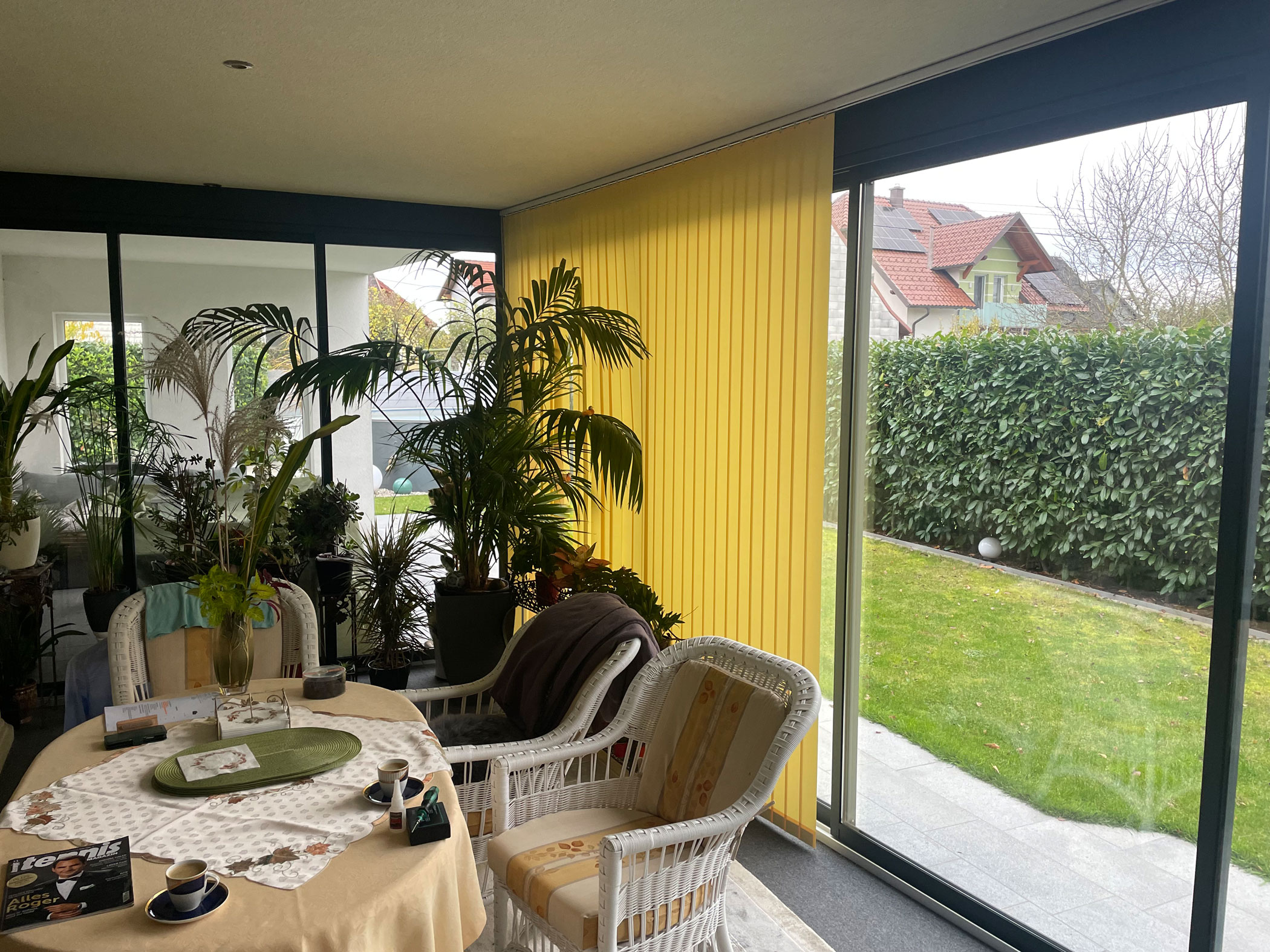 Dichtschließende Schiebefenster für die Terrasse