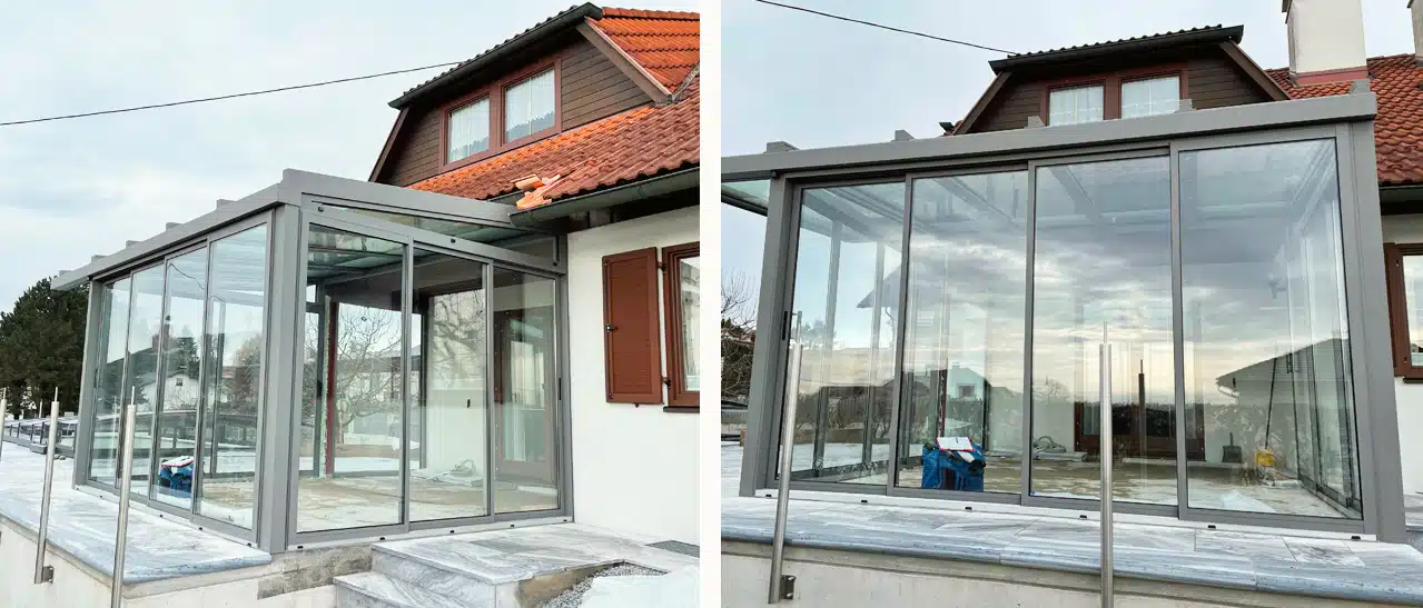 Eine neue Wintergarten Chill-Lounge entsteht - Projektjahr 2021 - Ort 4111 Walding