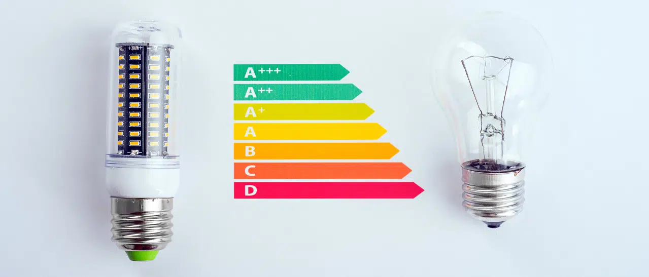 Energiesparende technische Anwendungen: Achten Sie beim Kauf neuer Elektrogeräte und Lampen auf die Energieeffizienzklassen.