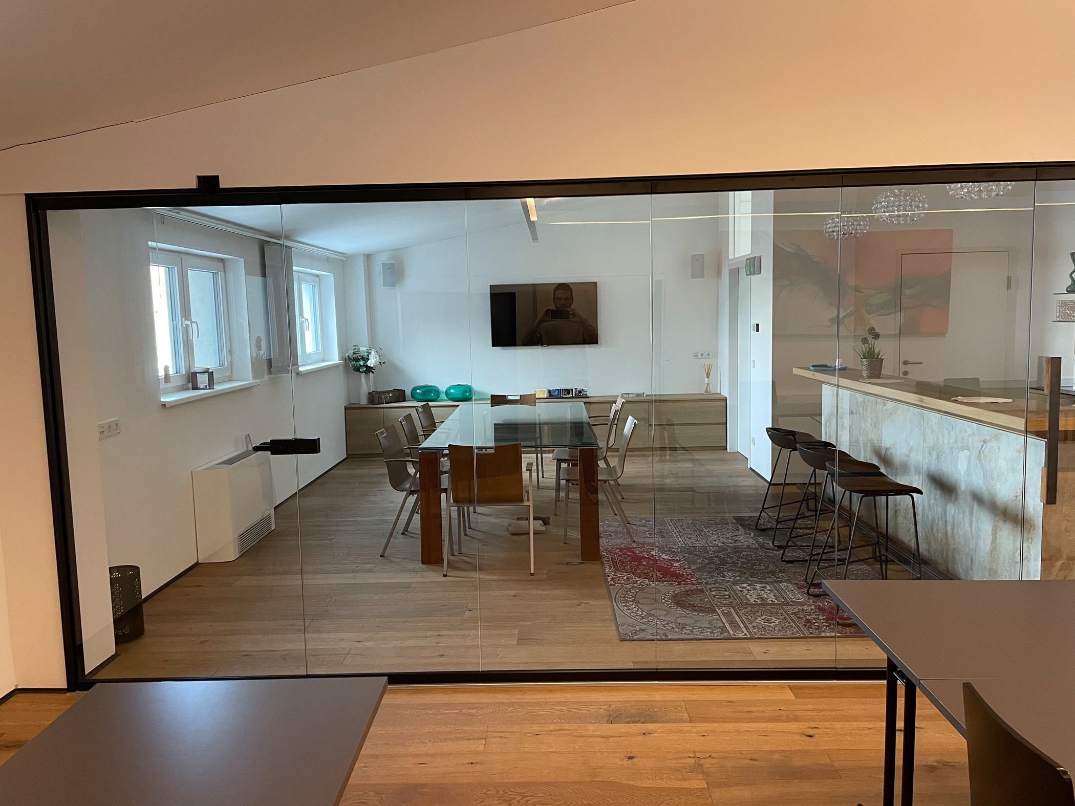 Falt Schiebetüren Glas Innenbereich