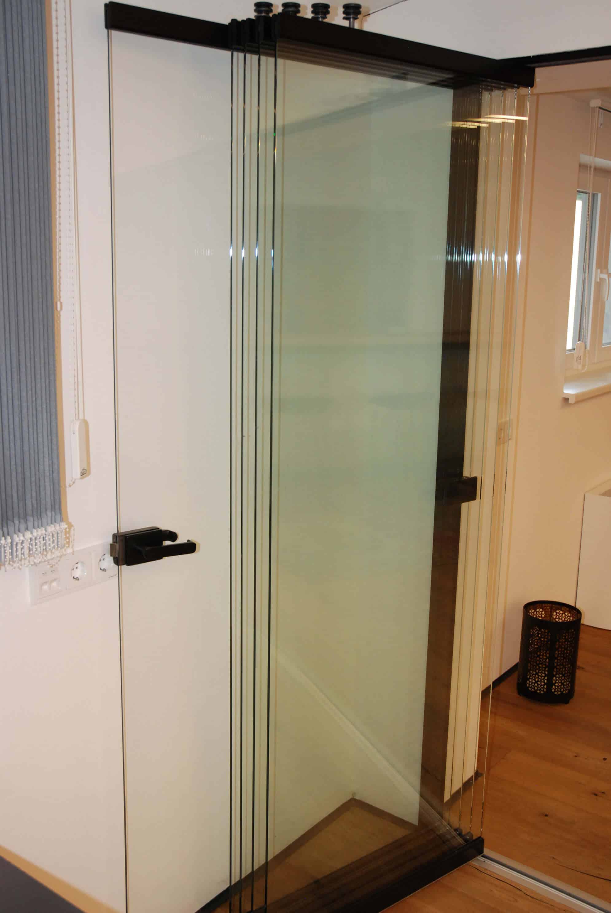 Falttür Glas für innen oder außen