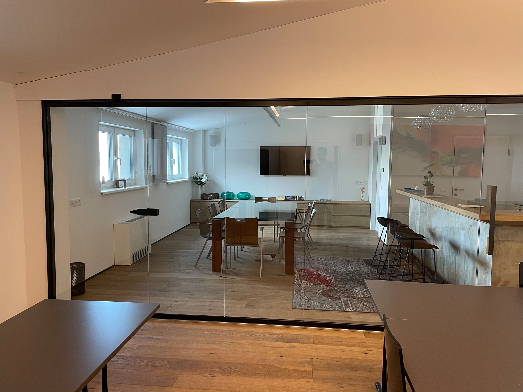Falttür Glas - hochwertig als Raumabtrennung