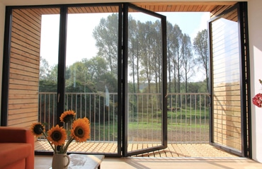 Glas-Faltwand Sunflex SF 55c