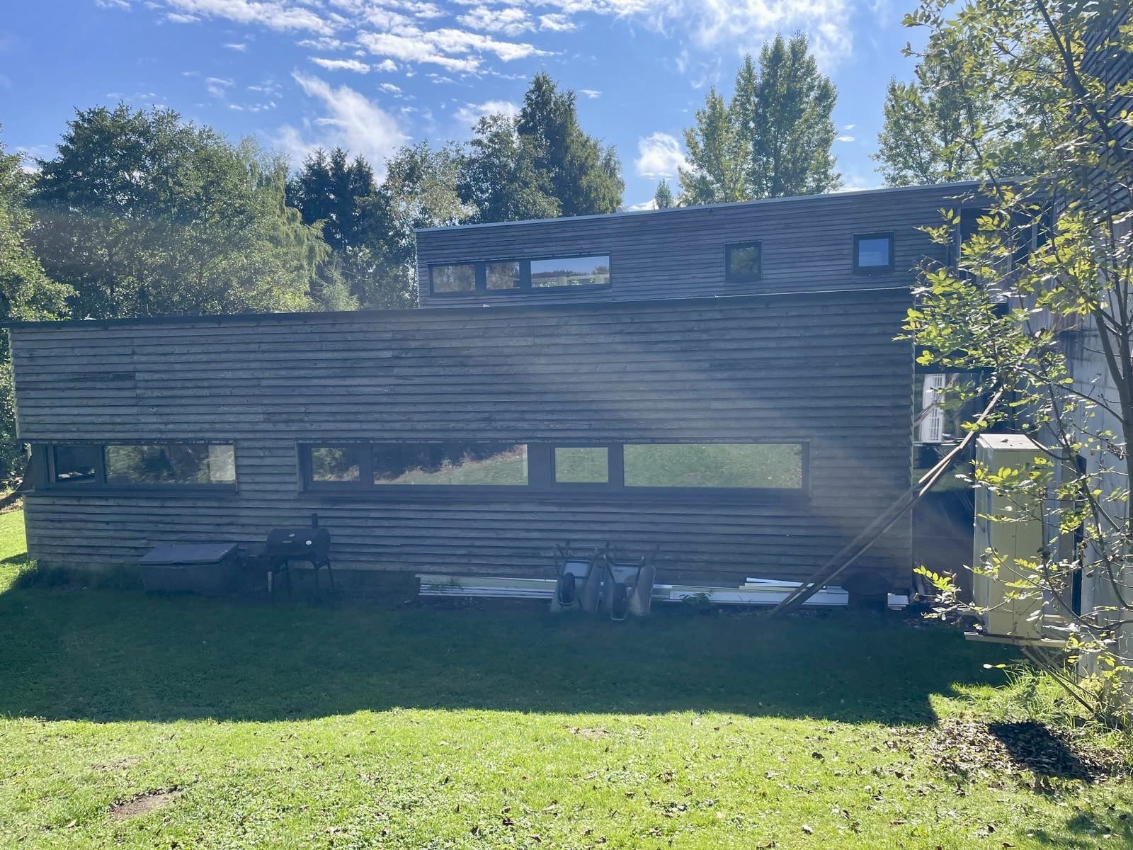 Fenster Anthrazitgrau modern - Haus in Oberösterreich