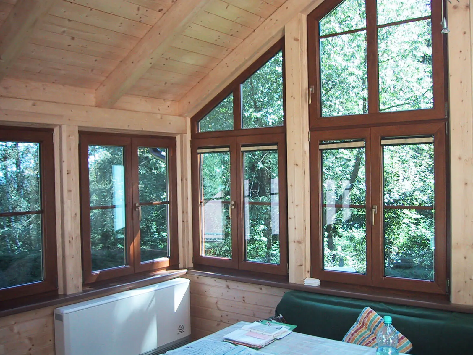 Fenster Holzdekor innen