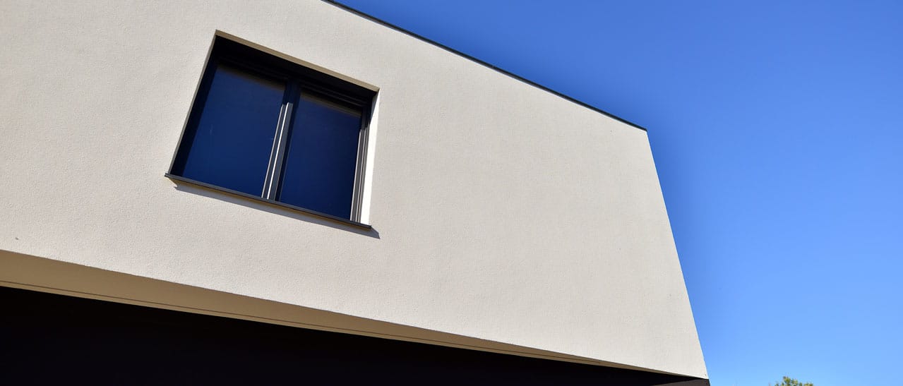 Fenster in RAL 5008 Graublau