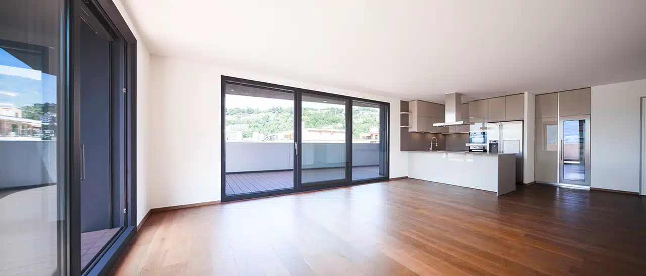 Fenster innen in der Farbe Anthrazit