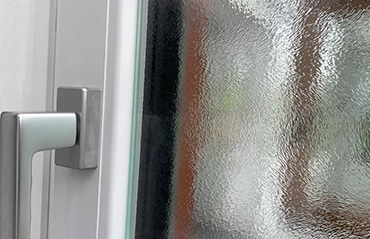 Fenster mit Chinchilla-Glas Beispiel