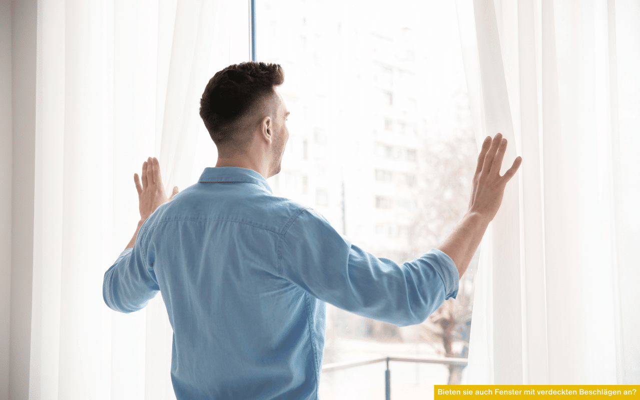 Fenster mit verdeckten Beschlägen bei Fenster-Schmidinger erhältlich Beratung und Angebot für moderne Beschläge Varianten.
