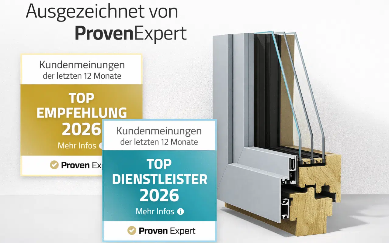 Fenster Oberösterreich Top-Bewertung Siegel 2026 Top Empfehlung und Top Dienstleister von ProvenExpert.