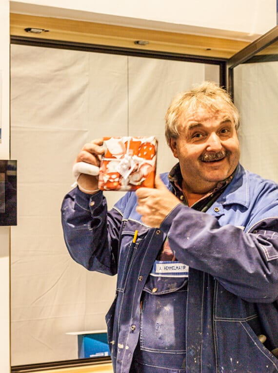 Fenster Schmidinger Adventkalender für Mitarbeiter