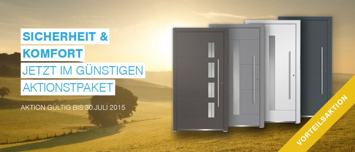 Türen-Aktion - Aluminiumtüren