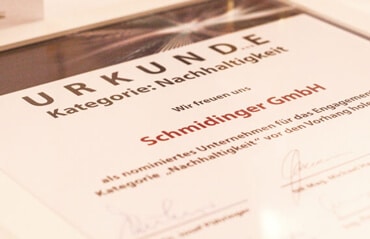 Fenster-Schmidinger ist ausgezeichnet