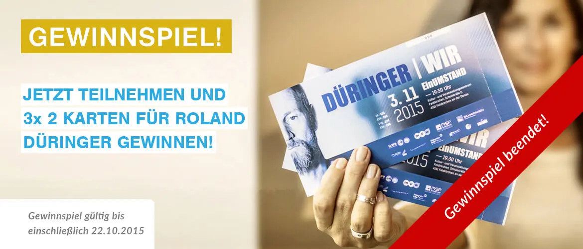 Roland Düringer gesponsert von Fenster-Schmidinger
