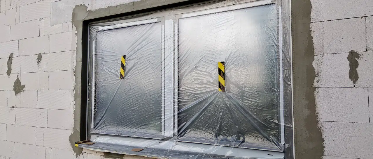 Fenster während der Bauphase schützen