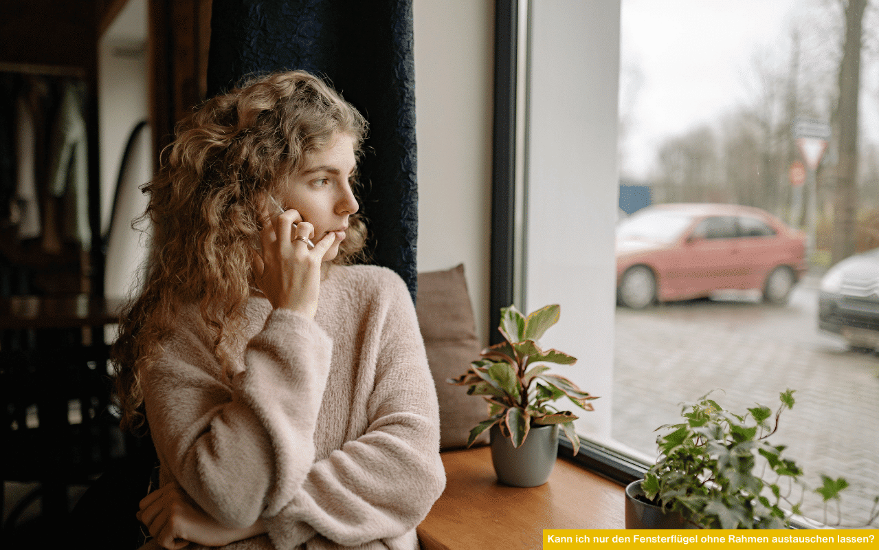 Fensterflügel ohne Rahmen austauschen möglich, nur bei neueren Fenstern, ältere Systeme oft inkompatibel, Glaswechsel häufig kostengünstigere Alternative.
