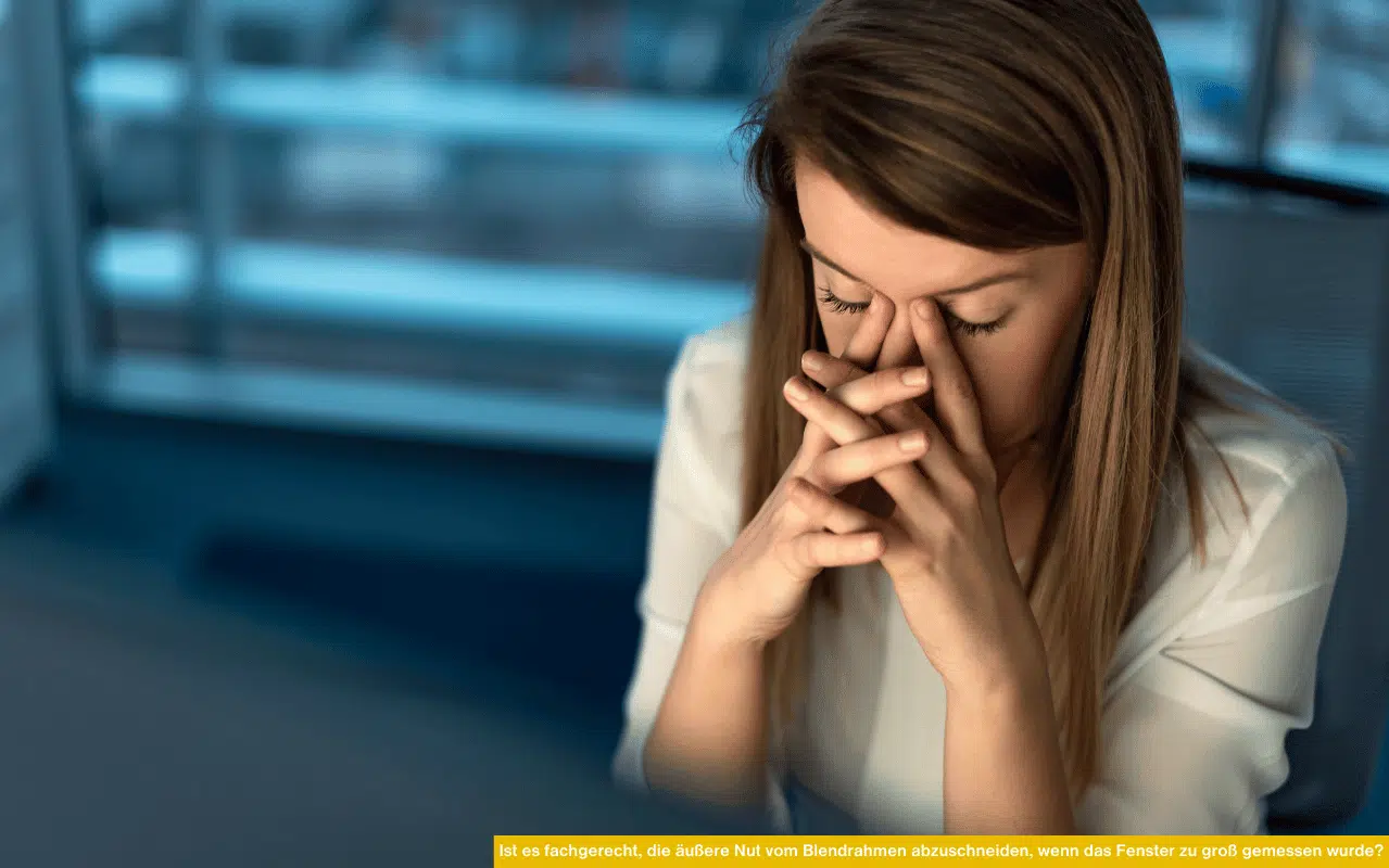 Fenstermontage Blendrahmen Nut abschneiden; fachgerecht oder nicht Lösung bei zu groß gemessenem Fenster?