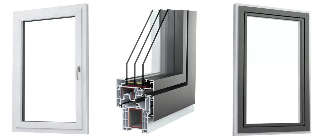 Rechteckige Fenstertypen sind beliebt wegen einfacher Herstellung und flexibler Integration in moderne Hausfassaden.
