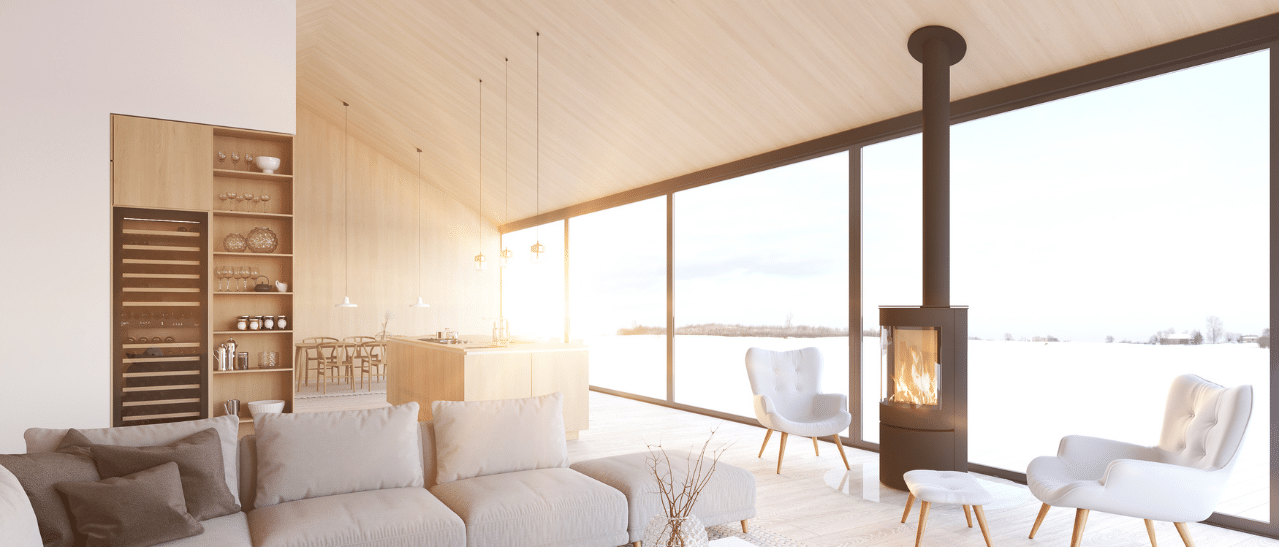 Panoramafenster mit Festverglasungen aus Kunststoff, Holz oder Aluminium für optimalen Lichteinfall.