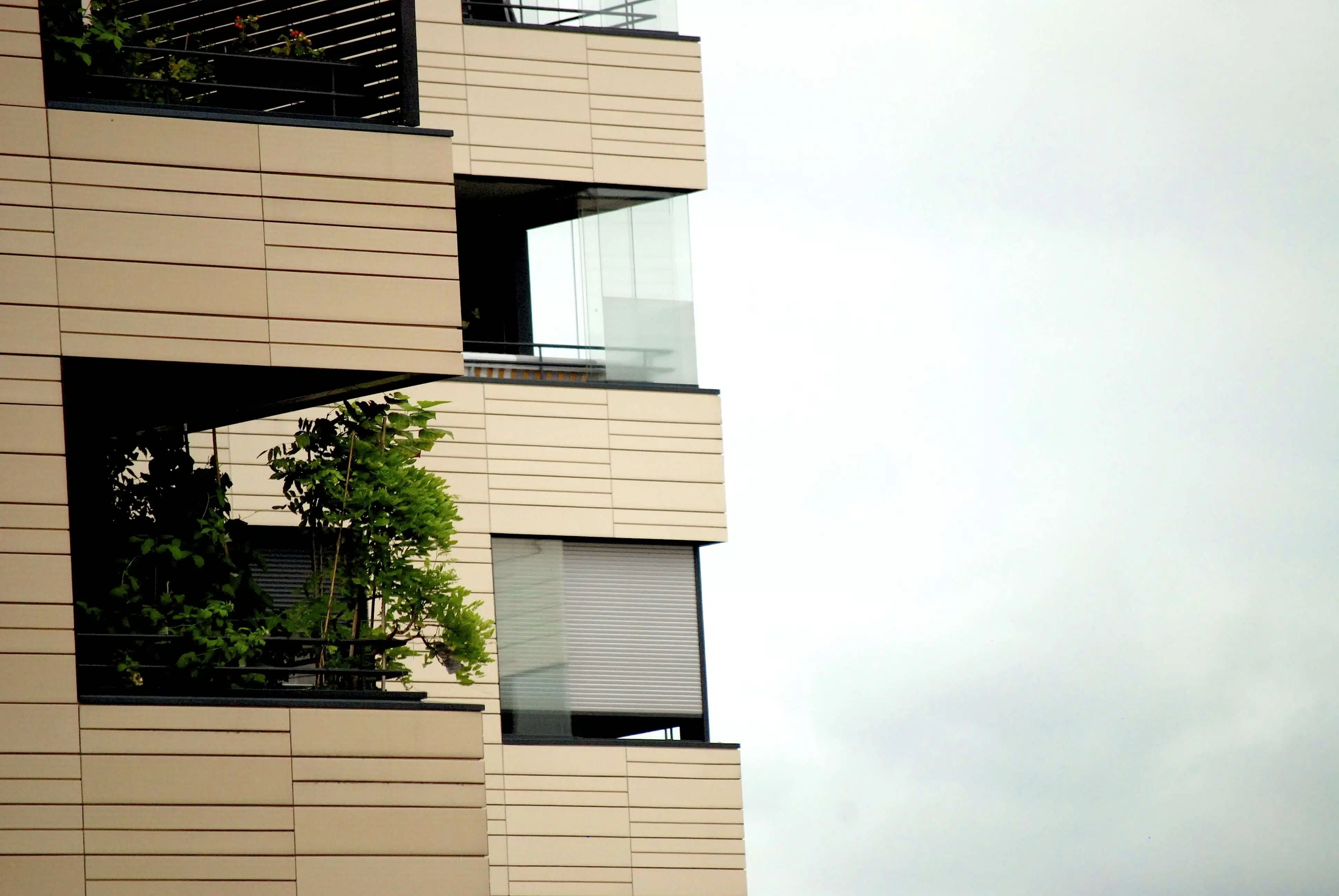 Flexibler Windschutz Balkon und Loggia