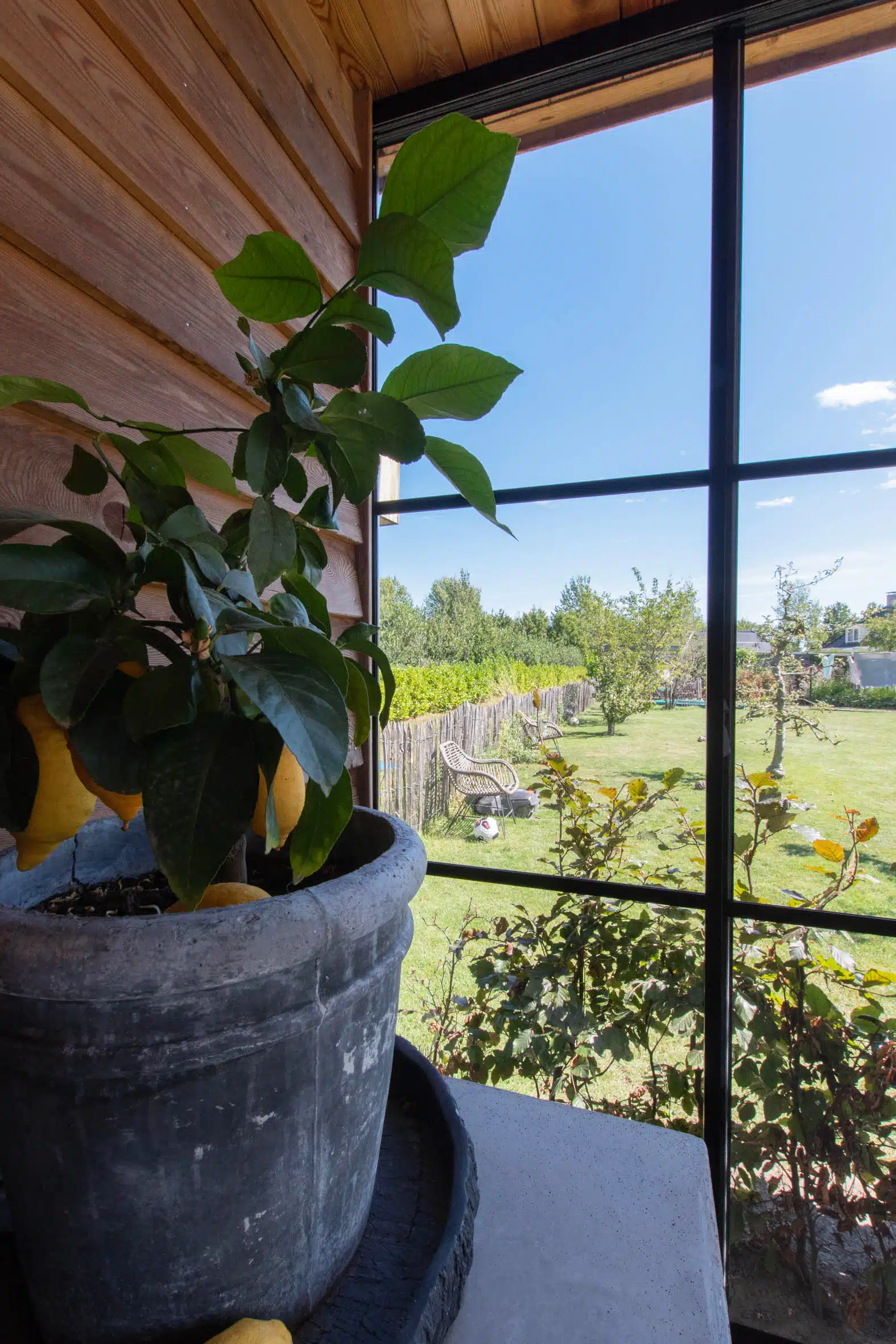 Gartenhaus mit Schiebetüren von Sunflex