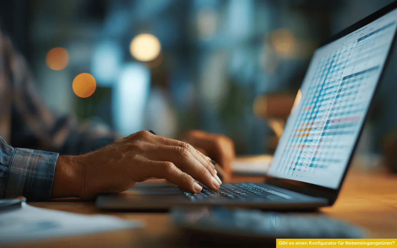 Gibt es einen Konfigurator für Nebeneingangstüren?