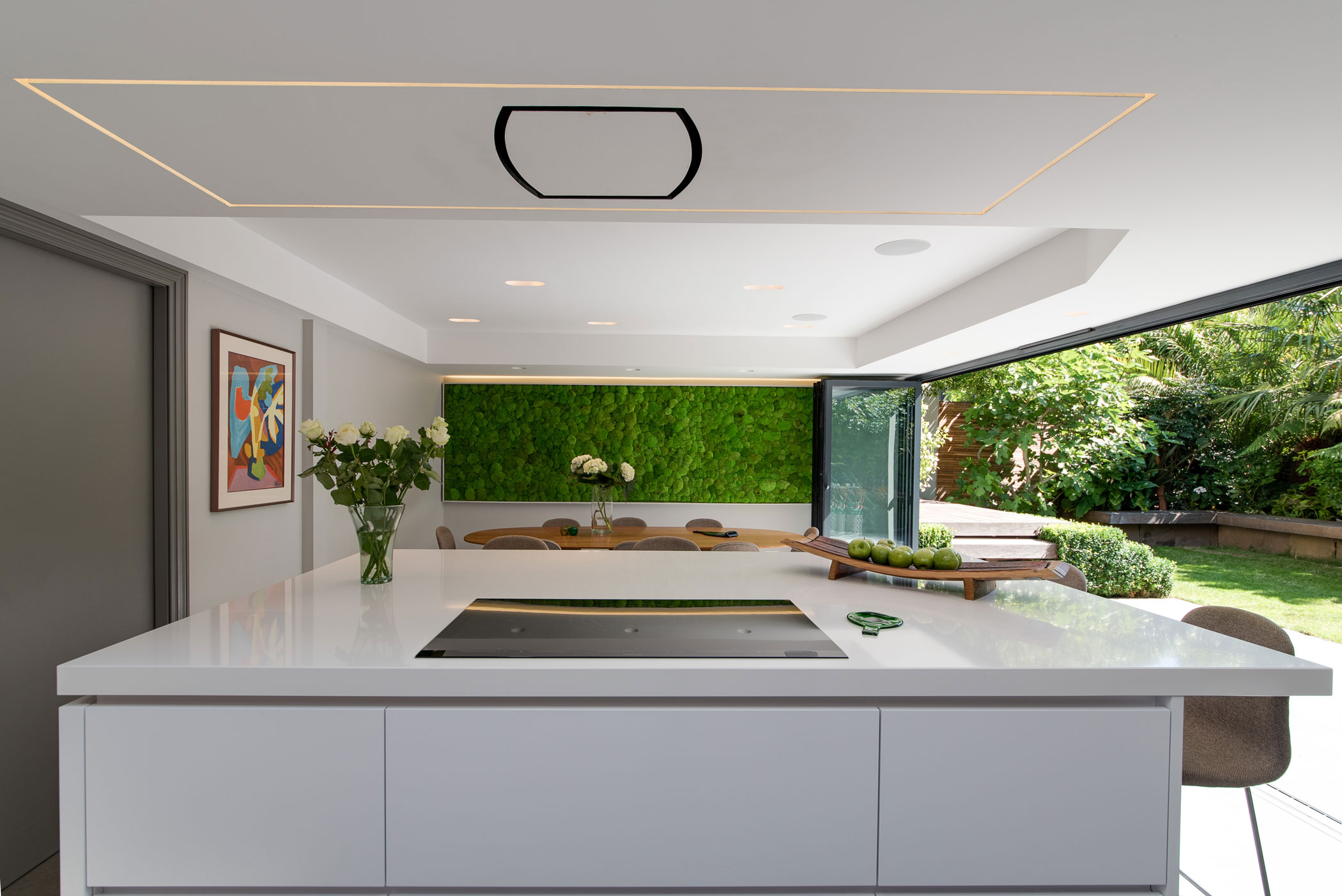 Glas-Falttüren für Küche und Essbereich - Referenzbilder Sunflex