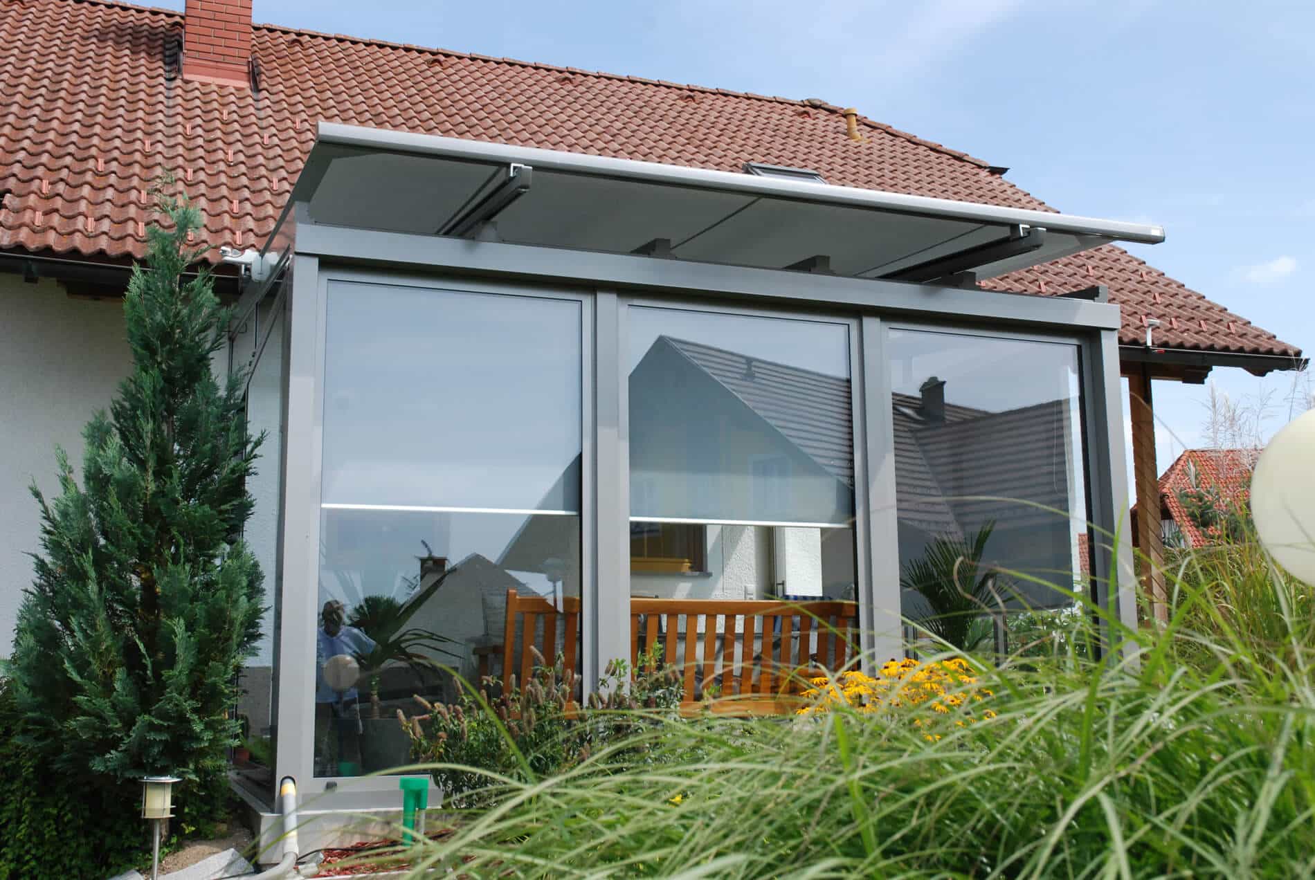 Glas Wintergarten Anbau