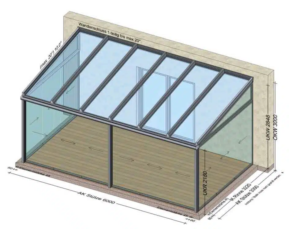 Glashaus Wintergarten Preise