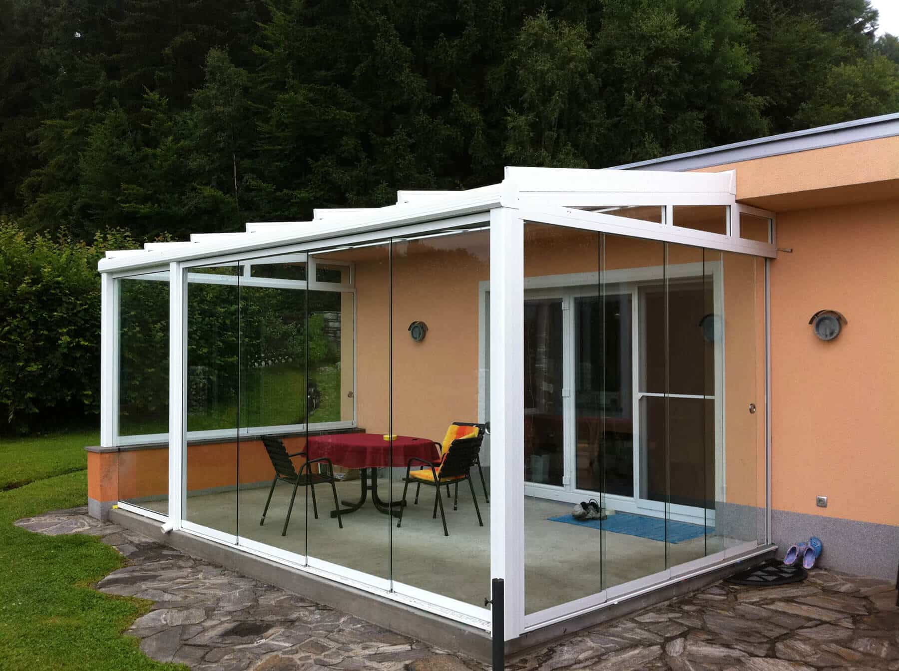 Glasschiebeelemente Wintergarten