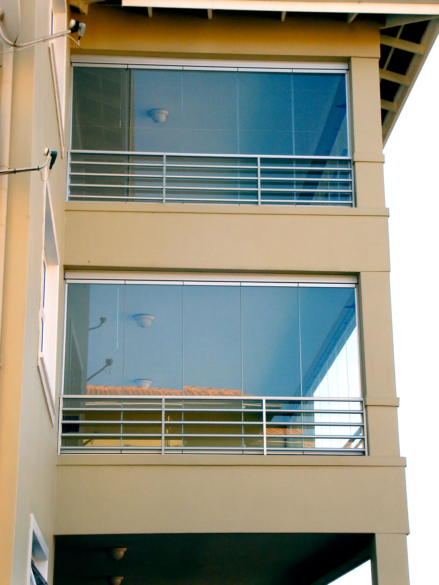 Glasschiebefront Balkone