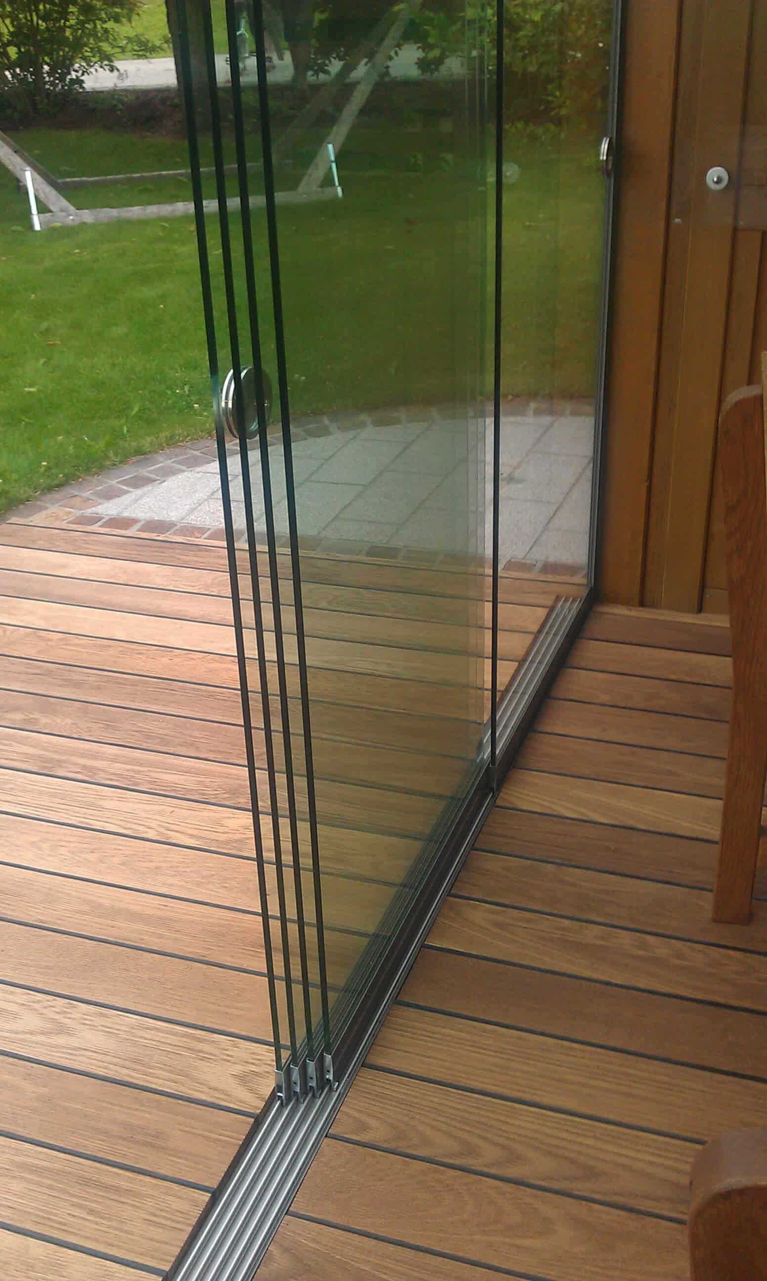 Glasschiebetüren 5 gleisig von Sunflex